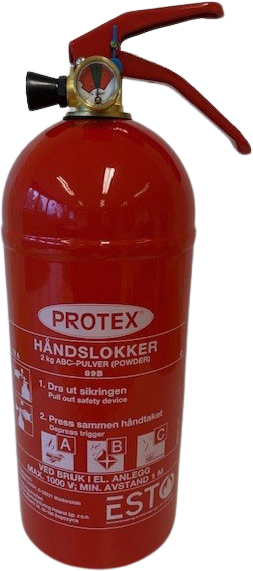 Brannslukker Protex 2 kg, PD2G