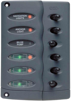 Bryterpanel 6 brytere - BEP