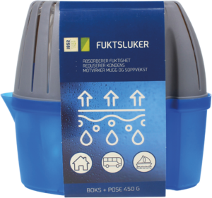 Fuktslukerboks/Dehumidifier, 450g