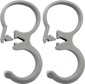 Klips for badetrapp, stål