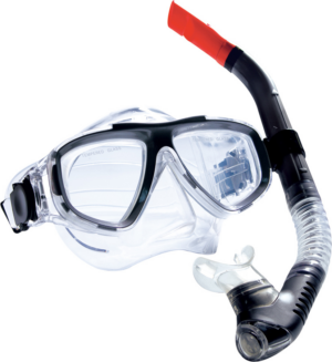 Dykkermaske og snorkel ,Wave, Silicone
