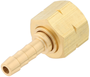 Slangekopling 8 mm - med mutter 1/4'' innv. Gjenge