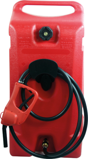 Bensintank m/hjul og fyllepistol, 53 l