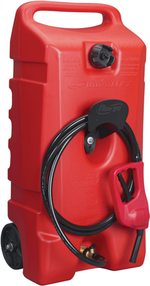 Bensintank m/hjul og fyllepistol, 50 l