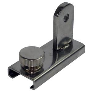 Kalesjebeslag syrefast - glide dekksplate m/låseskrue