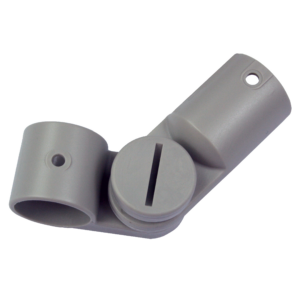 Kalesjebeslag Acetat - klammerbeslag komplett 22 mm