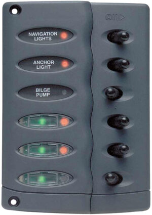 BEP Bryterpanel 6 brytere